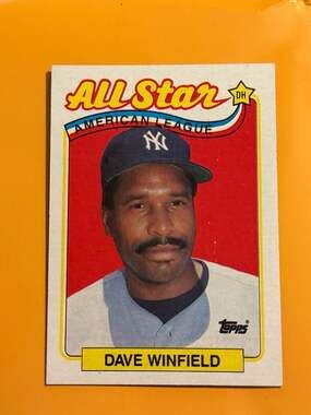 1989 Topps Dave Winfield All-Star #407 New York Yankees